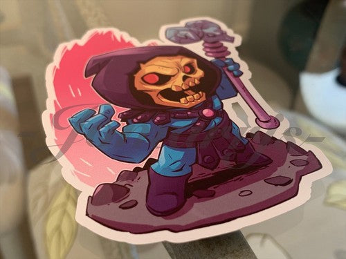 He-Man - Anime - Skeletor Keldor Chibi Custom Sticker Decal Sign dc comic