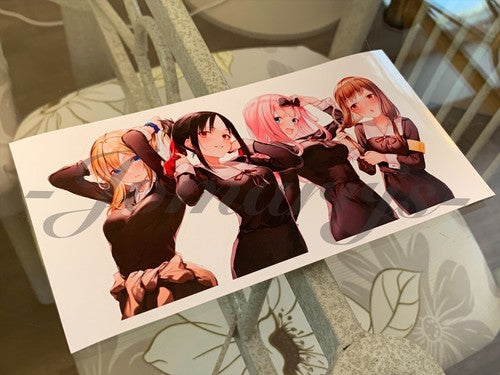 Kaguya-sama Love is War Hayasaka, Fujiwara, Iino, Shinomiya Custom Anime Sticker