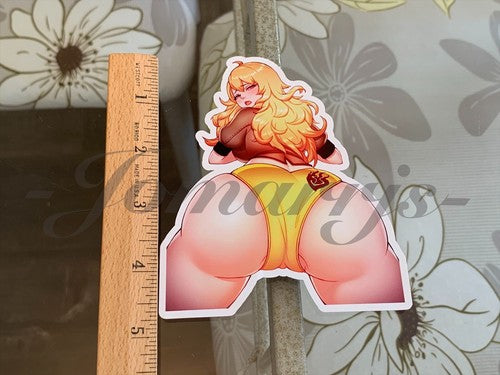 RWBY - Anime - Yang Xiao Long Sexy Custom Sticker Decal manga huntress b