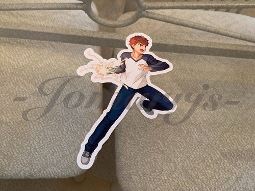 Fate - Anime - Shirou Emiya Sticker Vinyl Decal Custom manga laptop binder