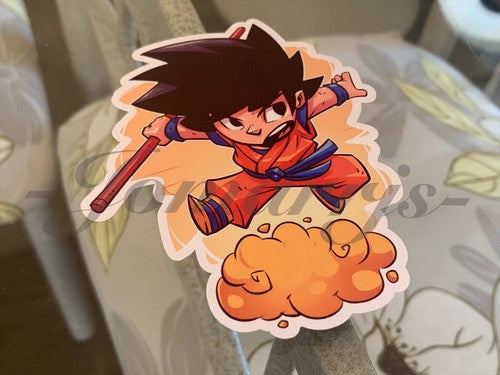 Dragon Ball Z - Anime - Goku Kakarot Chibi Custom Sticker Decal Sign manga