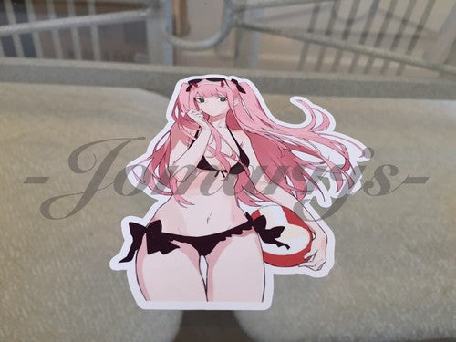 Darling in the Franxx - Anime - 002 "Zero Two" Bikini Sticker Decal Vinyl manga
