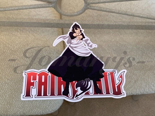 Fairy Tail - Anime - Zeref Dragneel Sticker Vinyl Sign custom mage guild