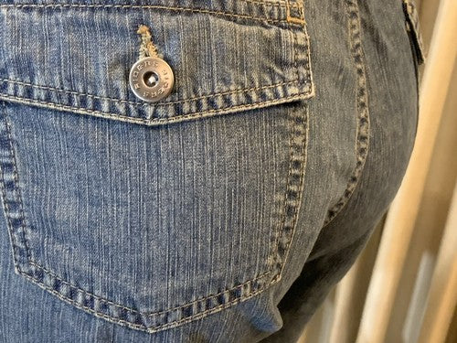 Riders by Lee Women's Size 8 Comfort Bermuda Short Blue NWT