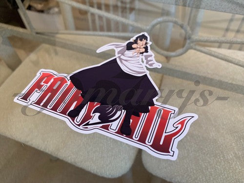 Fairy Tail - Anime - Zeref Dragneel Sticker Vinyl Sign custom mage guild