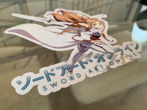 Sword Art Online - Anime - Asuna Yuuki Sticker Vinyl Sign Decal Custom Manga SAO