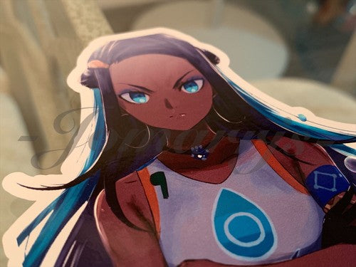 Pokemon - Anime - Nessa Rurina Custom Sticker Decal Vinyl a.