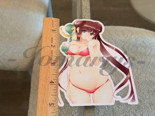 Pokemon - Anime - Rosa Mei White2 Bikini Sun Fun Sticker Decal Vinyl manga b.