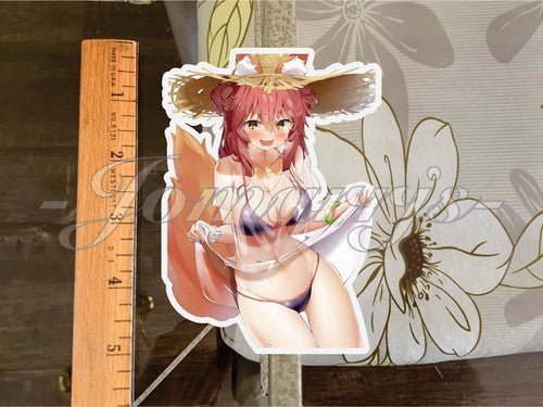 Fate Grand Order Anime Tamamo no Mae Bikini Sun Fun Sticker Decal sexy manga