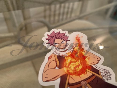 Fairy Tail - Anime - Natsu Dragneel Sticker Vinyl Sign custom mage guild