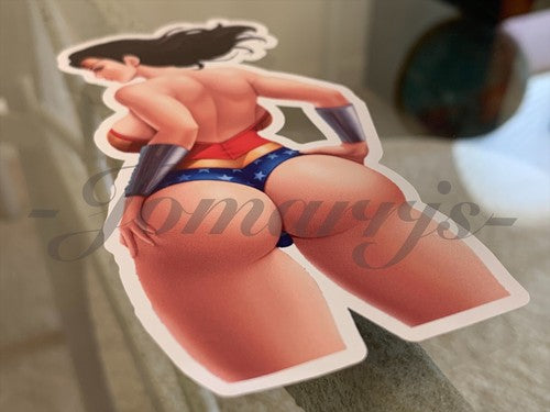 Wonder Woman - Anime - Princess Diana Bikini Sun Fun Sticker Decal Vinyl #a