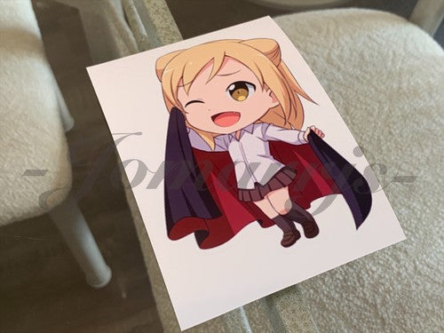 Demi-chan wa Kataritai - Anime Hikari Takanashi Chibi Sticker Decal manga