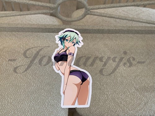 Sword Art Online - Anime - Sinon Shino Asada Bikini Sun Fun b. Sticker Vinyl SAO