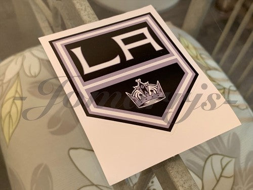 Los Angeles Kings Hockey Team Logo NHL Sticker Decal Vinyl #GoKingsGo