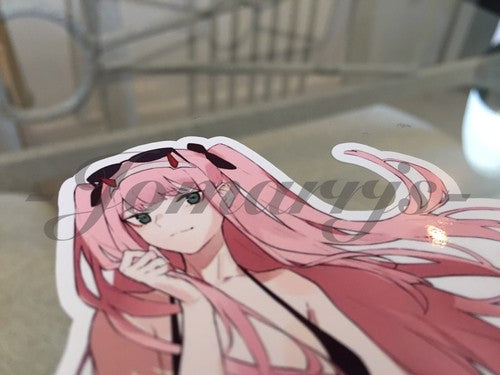 Darling in the Franxx - Anime - 002 "Zero Two" Bikini Sticker Decal Vinyl manga