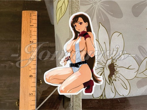 Final Fantasy Anime Tifa Lockhart Bikini Sun Fun Sticker Decal Vinyl FF7 xii #4
