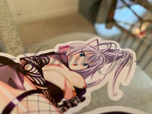 High School DxD Anime Rossweisse Lingerie Sticker Decal bikini sun fun