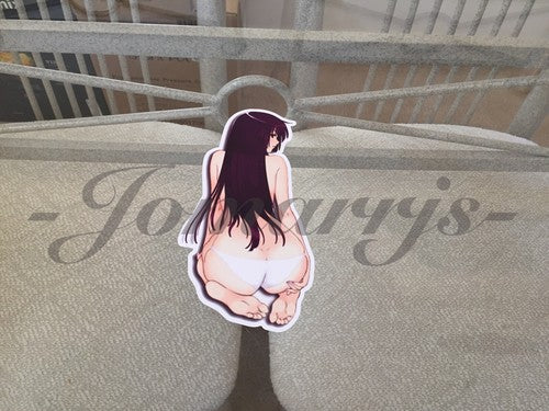 Bakemonogatari - Anime - Hitagi Senjougahara "Cheeky" Sticker Decal amane hitari