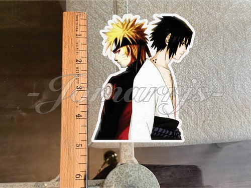 Naruto - Anime - Naruto & Sasuke Sticker Decal Vinyl Sign Comic binder 1