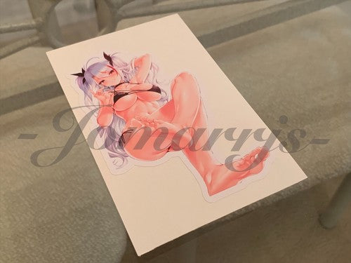 Azur Lane - Anime - Prinz Eugen Bikini Sun Fun Custom Sticker Decal Vinyl #1