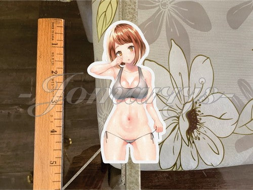 My Hero Academia Anime Ochaco Uraraka Bikini Sun Fun Sticker Vinyl manga 2 ecchi