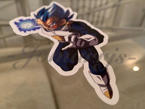 Dragon Ball Z Vegeta (b.) Sticker Vinyl Sign Comic DBZ super saiyans