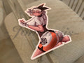 Pokemon - Anime - Bea “Brawler” Sexy Custom Sticker Decal 6