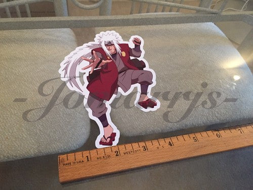 Naruto - Anime - Jiraiya Sticker Decal Vinyl Sign Comic binder laptop surface