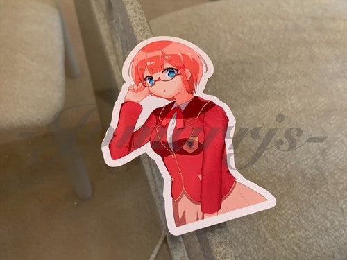 Bokuben (We Never Learn) - Anime - Rizu Ogata Custom Sticker Decal 1 manga