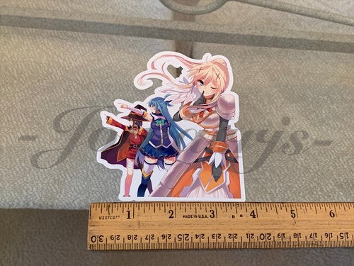 Kono Subarashii Anime - Megumin Aqua Darkness Sticker Decal Vinyl laptop binder