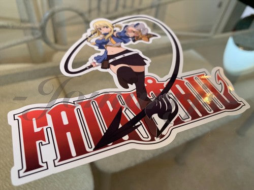 Fairy Tail - Anime - Lucy Heartfilia Sticker Vinyl Sign custom mage guild