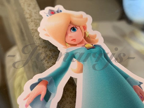 Super Mario - Anime - Rosalina Sticker Decal Vinyl #1 nintendo galaxy
