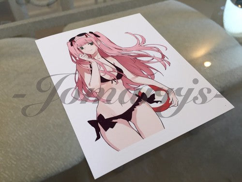 Darling in the Franxx - Anime - 002 "Zero Two" Bikini Sticker Decal Vinyl manga
