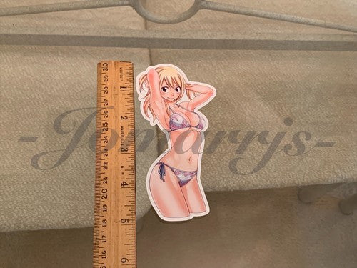 Fairy Tail - Anime - Lucy Heartfilia c. Bikini Sun Fun Sticker Vinyl Decal Sign