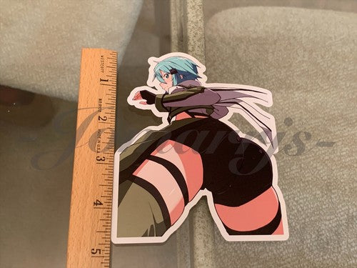 Sword Art Online Anime Sinon Shino Asada # 11 Sticker Vinyl SAO Bikini Sun Fun