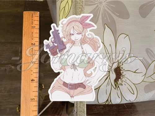Dragon Ball Z Anime Launch “Loaded” Bikini Sun Fun Sticker waifu ecchi DBZ art a