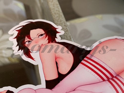 RWBY - Anime - Ruby Rose Sexy Custom Sticker Decal manga 1.