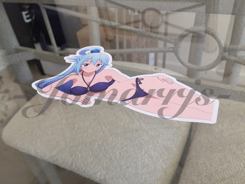 Kono Subarashii Anime - Aqua Bikini Sun Fun Sticker Decal Vinyl Comic manga