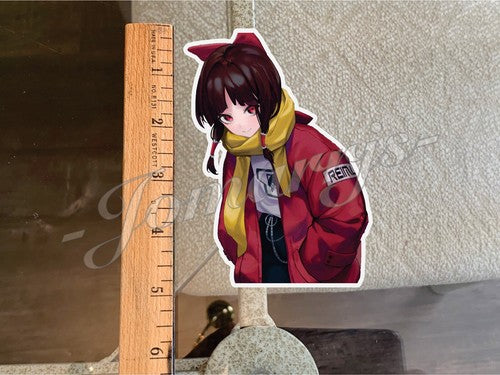 Touhou Anime Reimu Hakurei Custom Sticker Decal manga art a.