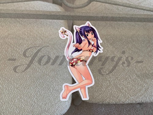 Fairy Tail - Anime - Wendy Marvell Bikini Sun Fun b. Custom Vinyl Sticker