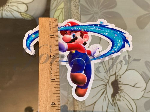 Super Mario - Anime - Mario Galaxy Custom Sticker Decal Vinyl nintendo