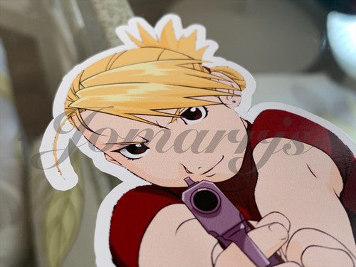Fullmetal Alchemist - Anime - Riza Hawkeye Gun Custom Sticker Decal manga