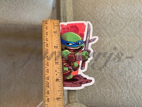 Teenage Mutant Ninja Turtles Leonardo Sticker Decal Sign Chibi Movie