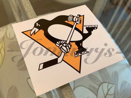 Pittsburgh Penguins Hockey Team Logo NHL Sticker Decal Vinyl #Penguins