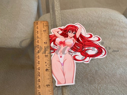 High School DxD Anime Rias Gremory Bikini Sun Fun Sticker Decal lingerie