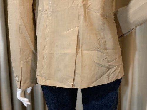 LIZ CLAIBORNE Women's Size 10 Wool 3 Button Beige Camel Tan Blazer Jacket