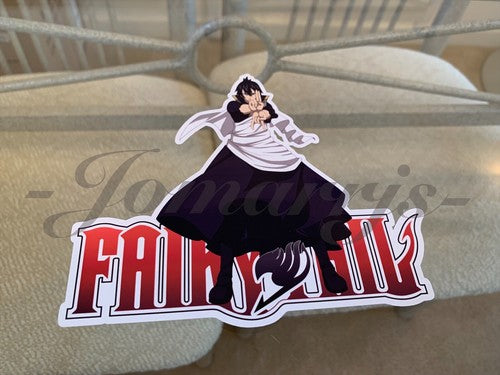 Fairy Tail - Anime - Zeref Dragneel Sticker Vinyl Sign custom mage guild