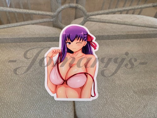 Fate - Anime - Sakura Matou “Tan Lines” Bikini Sun Fun Vinyl Sticker manga binde