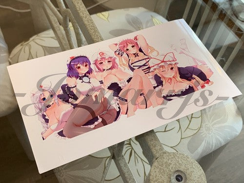 Touhou Anime Eirin, Kanako, Yuyuko, Byakuren, Yukari Custom Sticker Decal ecchi