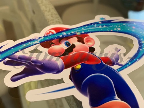 Super Mario - Anime - Mario Galaxy Custom Sticker Decal Vinyl nintendo